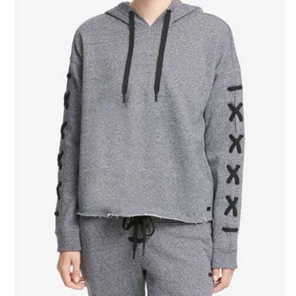 DKNY CROPPED HODDIE - Picture 1 of 6